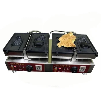 

Commercial Taiyaki machine electric big open mouth Korean fish waffle machine ice cream fish waffle cone maker Taiyaki pan