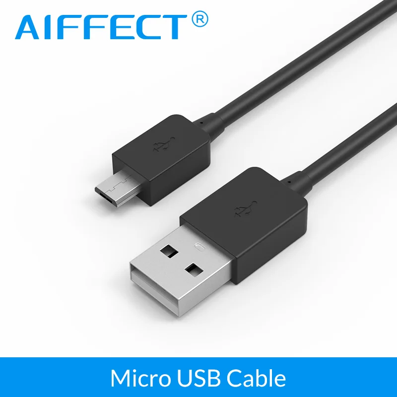 

AIFFECT USB Cable Micro USB 2.0 Fast Data Sync Charger Cable 1M for Samsung Galaxy Xiaomi HuaWei HTC LG