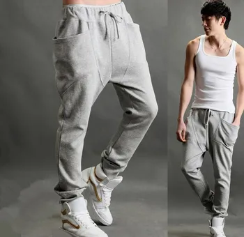 

2019 New Casual Athletic Hip Hop Dance Sporty Harem Sport Sweat Pants Slacks Trousers Sweatpants