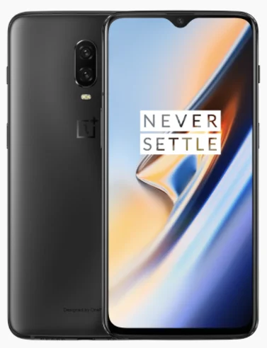 Глобальная ПЗУ 6,4" полный экран Oneplus 6T Snapdrago 845 экран отпечаток пальца 8 ГБ ОЗУ 128 Гб ПЗУ две sim-карты Oneplus6T распознавание лица - Цвет: Midnight Black