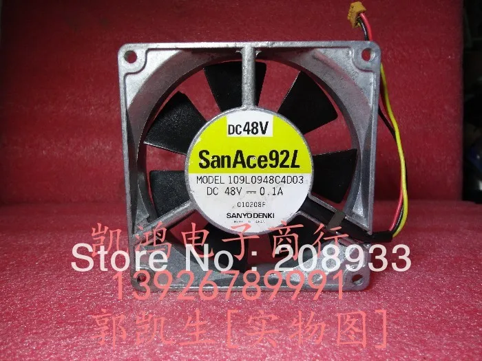 

For SANYO For SANYO 109L0948C4D03 48V 0.1A 9cm 9225 aluminum frame +cooling fan
