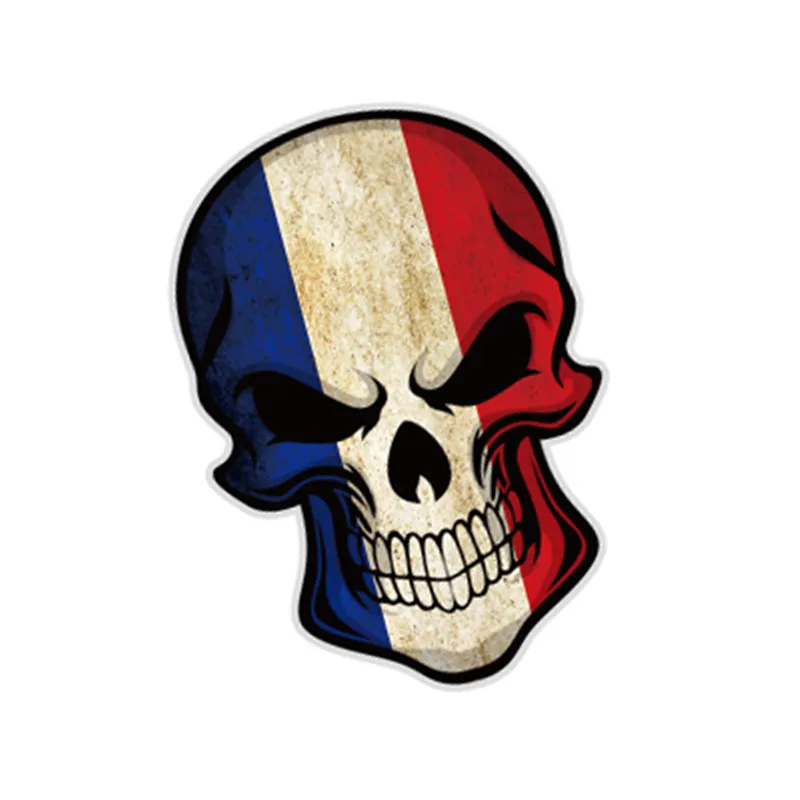 

ETIE A Lots France Italy UK Germany US Flag Skull Audi 3M Vinyl Wrap Car Window Stickers MINI Accesorioes Car-Styling Decals