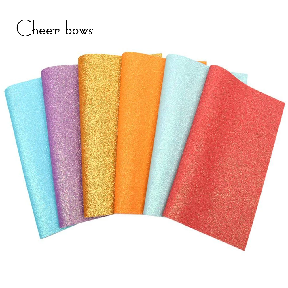 Тканевый лист с блестками Cheerbows 22*30 см материалы для рукоделия сделай сам