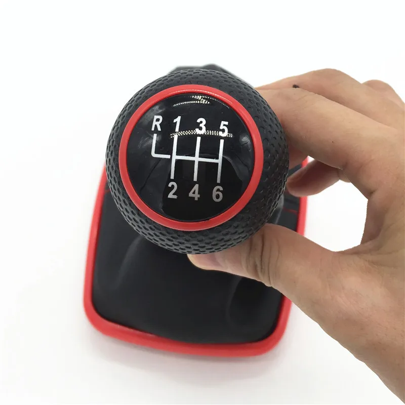 

Newbee 5/6 Speed 23mm Car Gear Shift Knob Lever Stick Gaiter Boot Cover For Volkswagen VW Golf 4 MK4 Bora Jetta GTI 1999-2004