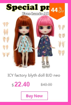 Фабрика blyth кукла 1/6 bjd белая кожа смешанные волосы тела, новое матовое лицо резные губы с бровью, индивидуальные лица BL1049/4006