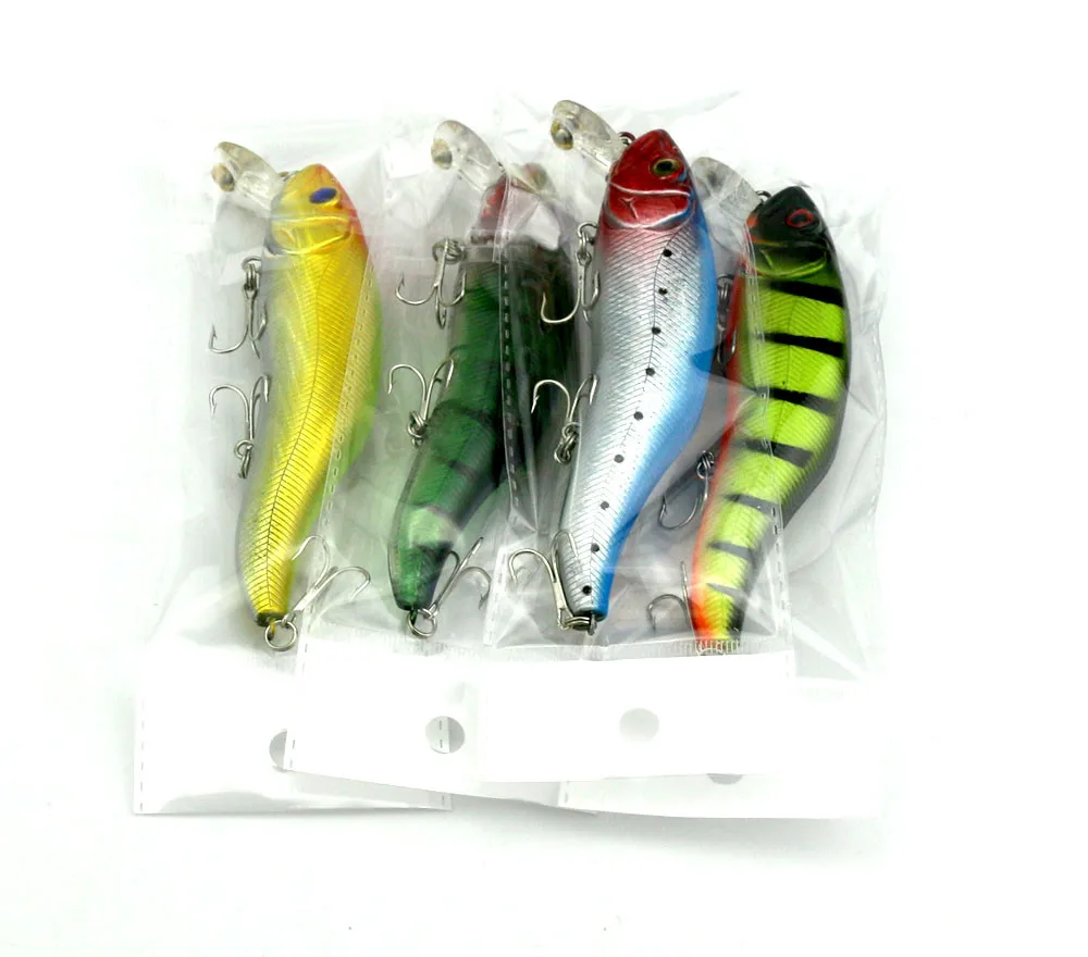 MI013 Big minnow lures (10)