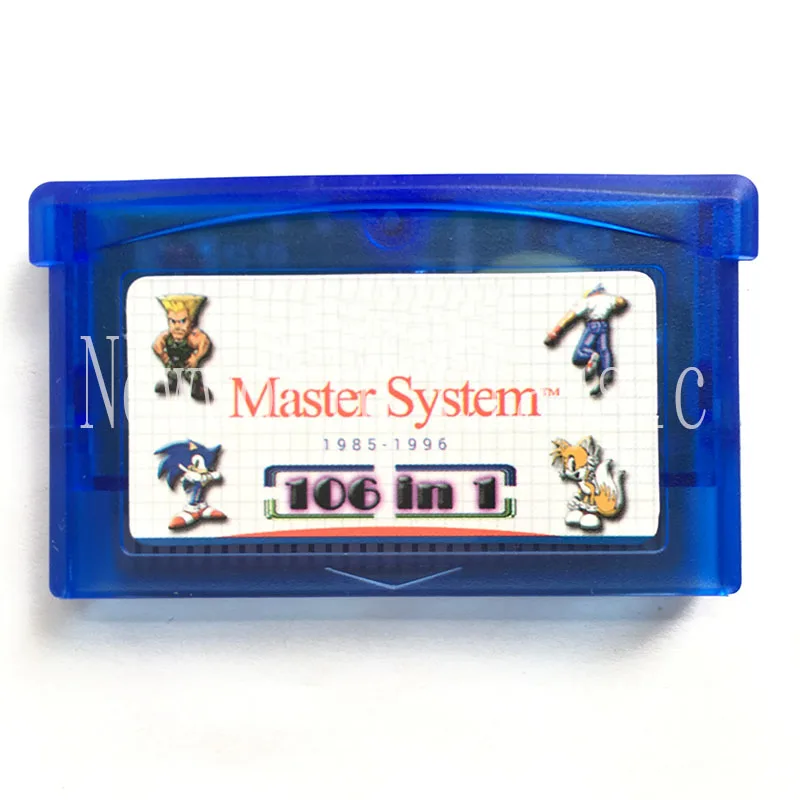 

Super 106 in 1 for 32 Bit Game Console English Language Video Game Compilation Cartridge Card US/EU General Version