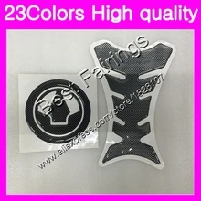 3D Fibra De Carbono Tanque Pad Protector Para KAWASAKI NINJA ZX6R 09 10 11 12 ZX-6R ZX 6R 6 R 2009 2010 2011 GP 2012 Tanque de Gás adesivo