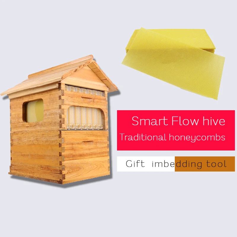 

Flow hive free ship smart automatic honey for honey bee hive honeycomb 4 frames with beehive hive flow 30 Traditional honeycomb