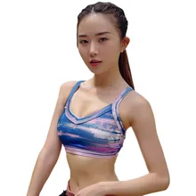 Женские бюстгальтеры для фитнеса спортивный пуш-ап бюстгальтер Топ для спортзала беговые мягкие бюстгальтеры для йоги Женский спортивный жилет спортивная одежда подходят бюстгальтеры