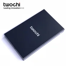 New Style 2 5 inch Twochi USB2 0 HDD 1TB Slim Metal External hard drive Portable