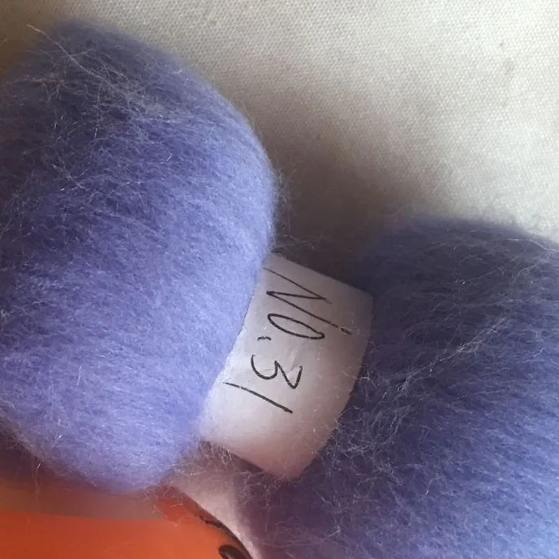 WFPFBEC 70s Australia COMBED 100 WOOL Fiber Merino Diy Wool For 