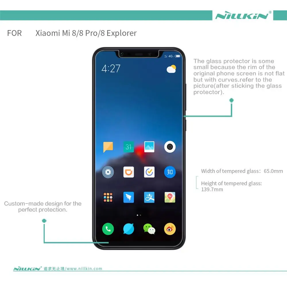 Nillkin Xiaomi mi 9 mi 9 mi 8 mi 8 Стекло H+ Pro Закаленное стекло протектор экрана Xiaomi mi 9 mi 5 mi 6 mi 6 Prime mi 8 SE стекло Nilkin