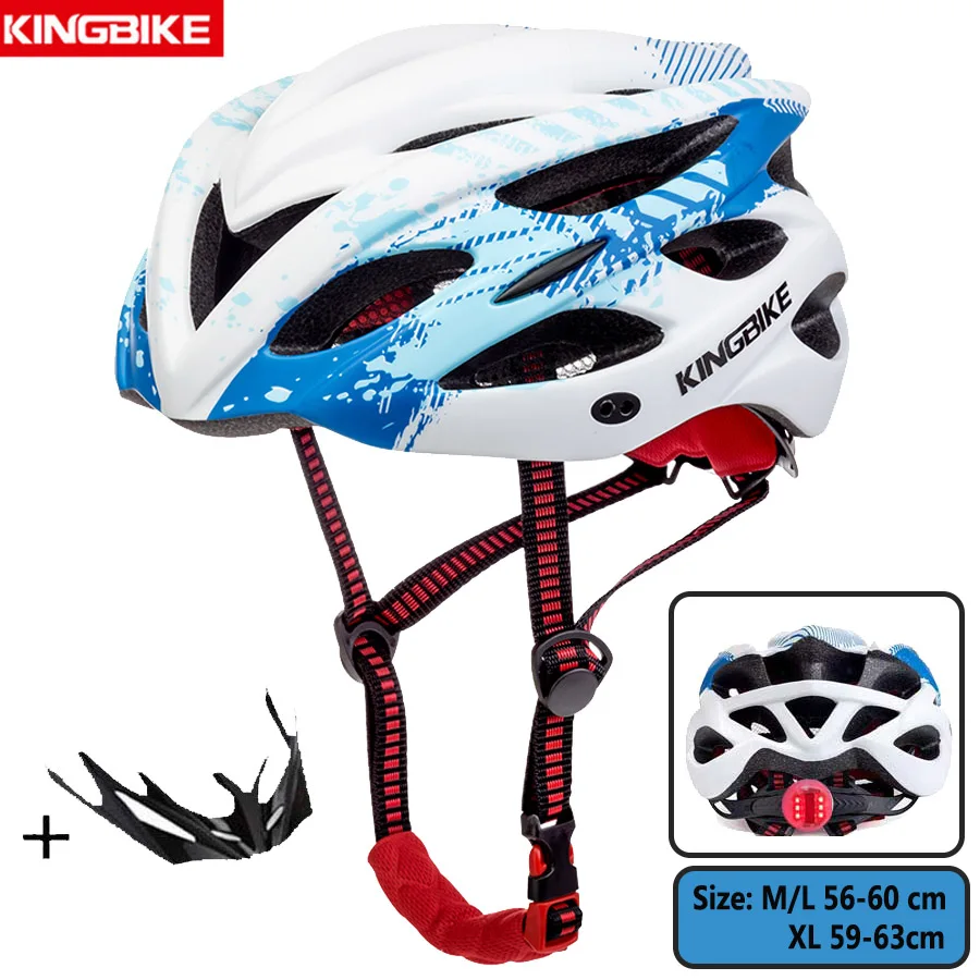 

BASECAMP Helmet Bike Ultralight Cycling Helmet Titanium Bicycle Helmet With Back Light Road Mountain MTB Helmet Casco Ciclismo