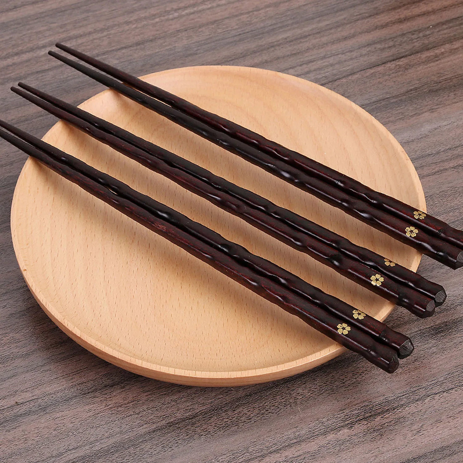 Палочки для еды из натурального дерева 5 пар|japanese chopsticks|sushi sticksjapanese wooden chopsticks |