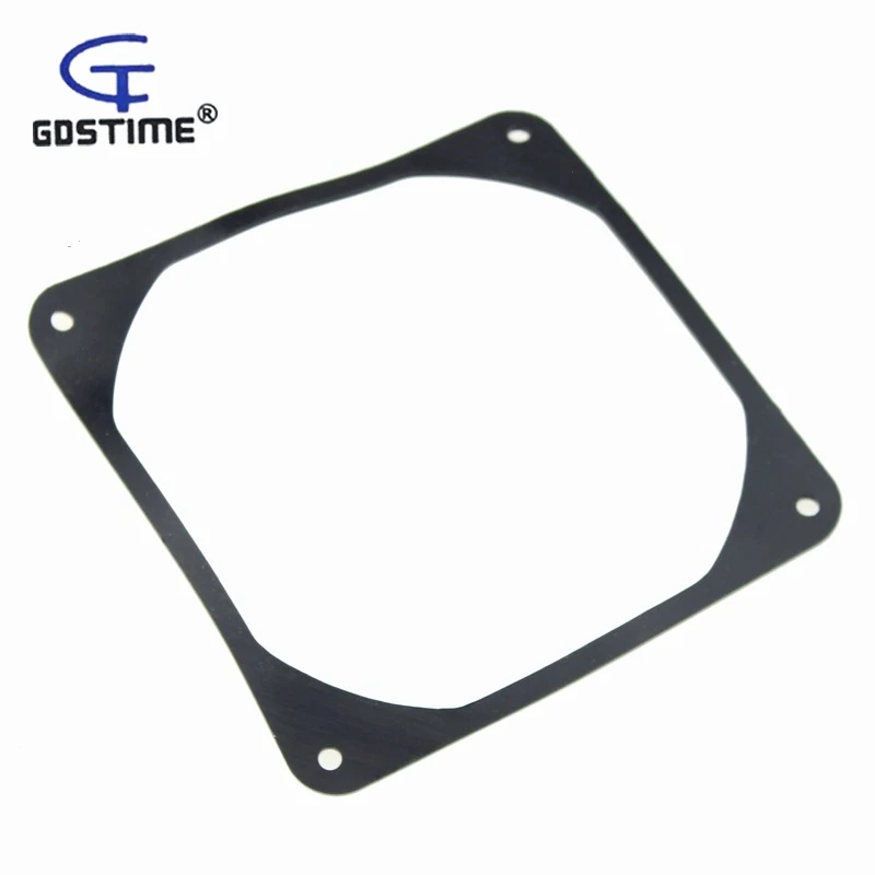 Gdstime Black 12cm 120mm Fan Anti vibration Gasket Silicone Shock