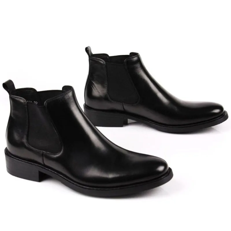 Chelsea Runway Homem Sapatos Booties Outono Castanho