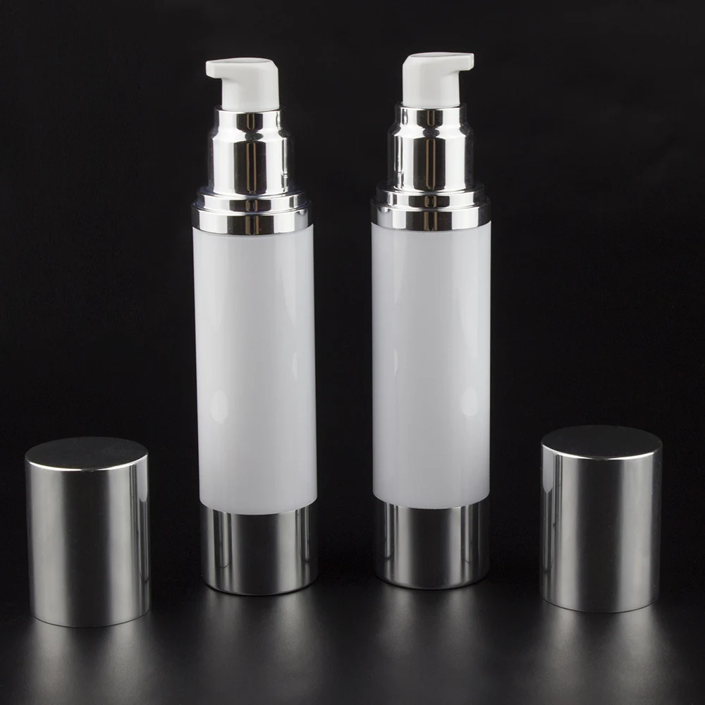 100pcs 50ml aluminum airless cosmetic pumps ,50ml aluminium airless