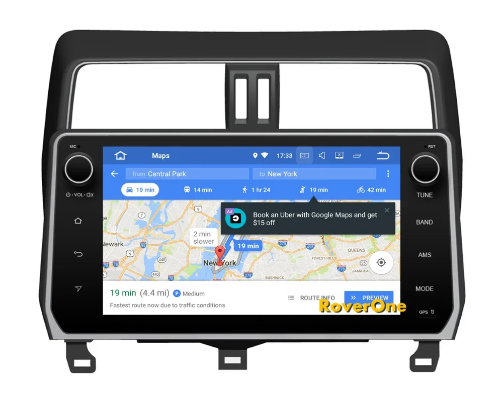 Clearance RoverOne Android 8.0 Car Multimedia System For Toyota Prado 150 2018 Radio Stereo GPS Navigation Android Media Player PhoneLink 17