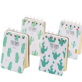 

1pcs/lot cute cactus series loose-leaf coil book diary notebook agenda for school and office supplier stationery