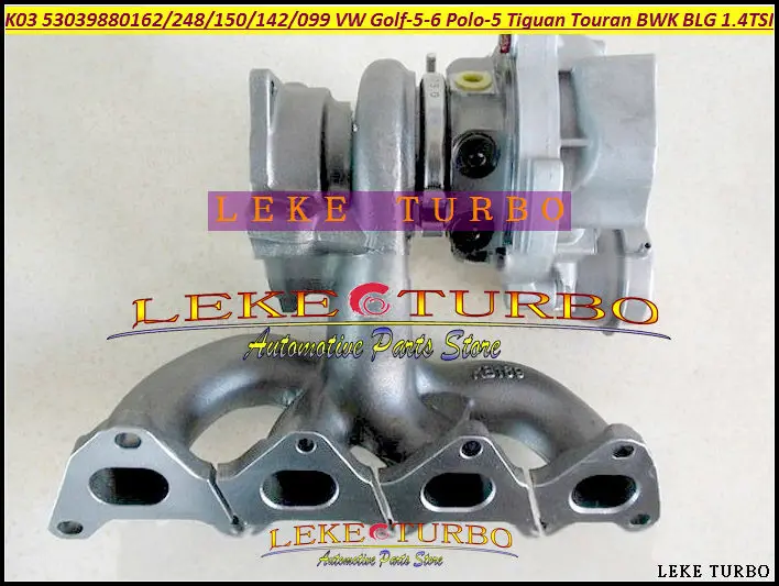 No K03 53039880248 53039880162 For VW Golf 5 6 Polo Scirocco Tiguan Touran 1.4L TSI BWK BMY BLG Turbo turbocharger  (3)