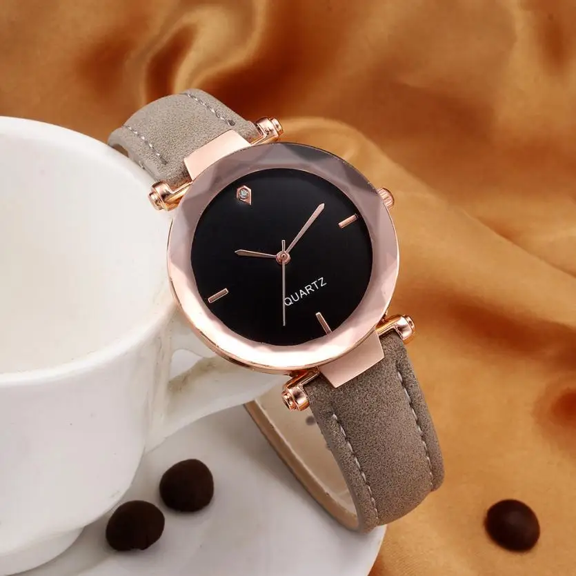 Reloj mujer женские часы женские наручные часы с кожаными кристаллами женская одежда женские кварцевые часы montre femme