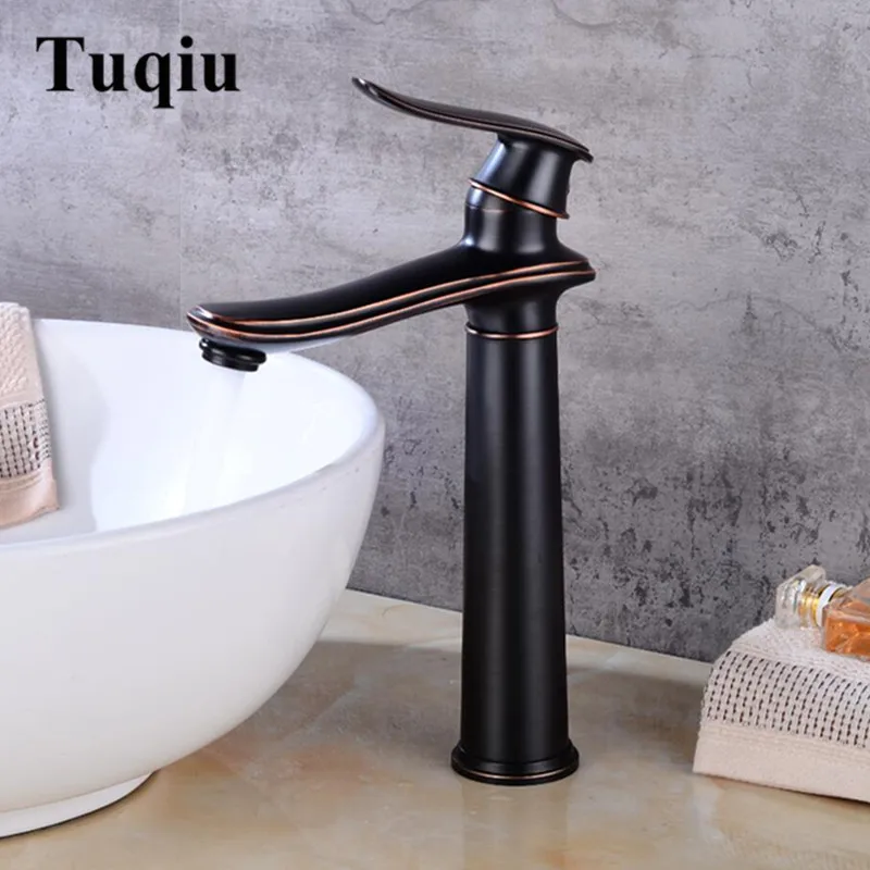 

New arrival unique design ORB finish Faucets Single Handle Tap Sink Faucet Tap Water Mixer Deck Mount Bathroom basin Faucet