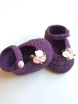 

Crochet Baby bootie shoes, slipper model number ZKLl0016