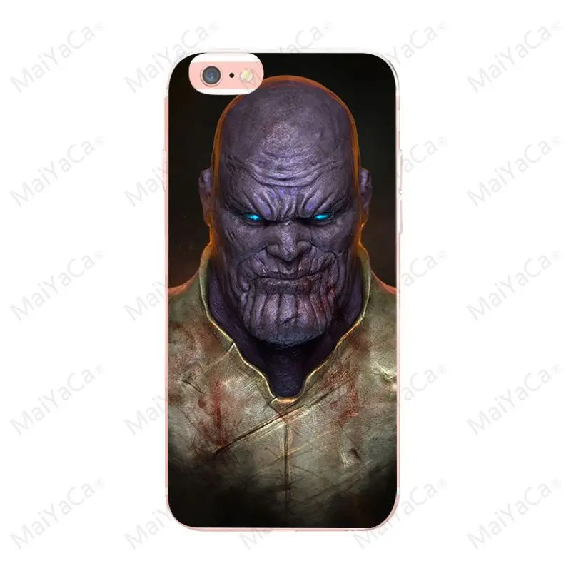 Maiyaca Marvel Thanos Infinity Gauntlet для iphone 7 7plus X XS XR XSMax 5 5S SE для iphone 6 6s 6plus 6s plus чехол - Цвет: 4