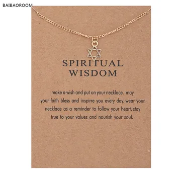 

12pcs Sparkling Star gold-color Pendant necklace Star Fashion Clavicle Chains Statement Necklace For Women Jewelry (Has card)