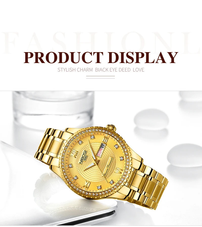 Mens Watches Top Brand Luxury Automatic Mens Watches Quartz Mens Watches Gold NIBOSI Men's Watches Gold Luxury Clocks And Watche (10)
