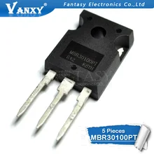 5 шт. MBR30100PT-247 MBR30100 TO-3P 30100PT 30A 100V диод Шоттки
