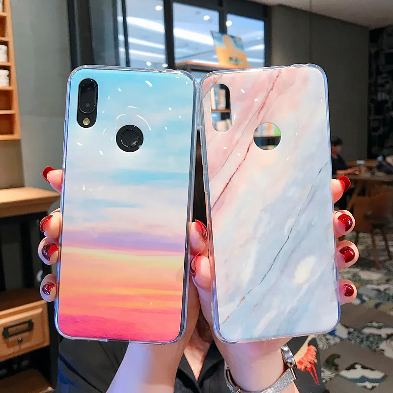 Мраморный чехол для Coque Samsung Galaxy A50 A20 A30 Etui модный силиконовый мягкий телефона M10 A10