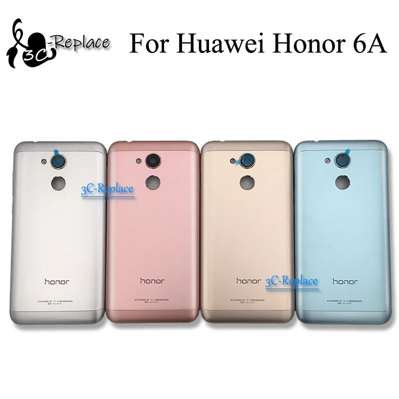 Для huawei Honor 6A задняя Батарея крышка дверца батарейного Корпус чехол сзади Стекло Запчасти для huawei Honor 6A играть/Honor Holly 4/5C Pro