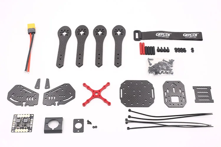 Corrida de Braço para Fpv Geprc - Gep-zx5 190mm Gep-zx6 225 Milímetros 4-eixo 3 k Carbono Fibra Quadro 4 mm & Quadcopter Diy Fpv Gep-zx4 170mm - Image 6
