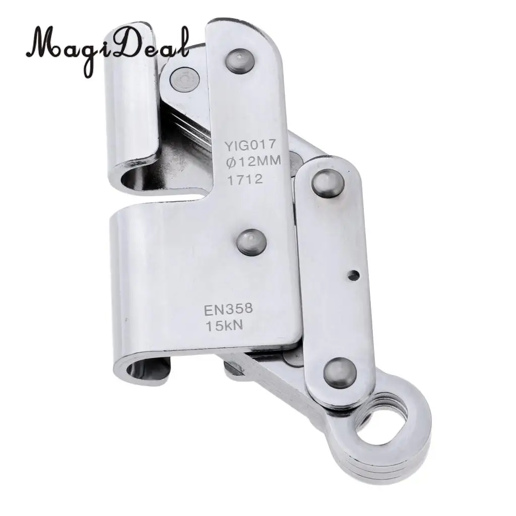15KN High Strength Carbon Steel Safety Rope Grab Protecta, 1.89 x 3.94inch
