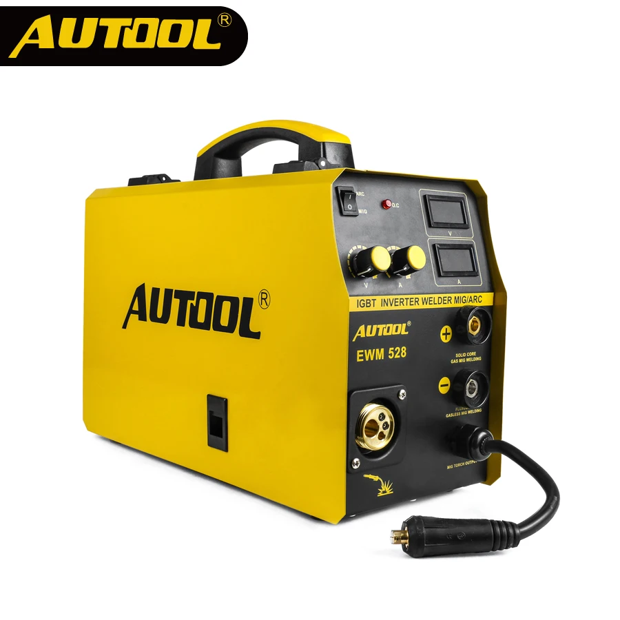 AUTOOL EWM528 MIG сварочный аппарат IGBT портативный инвертор перчатки защита от