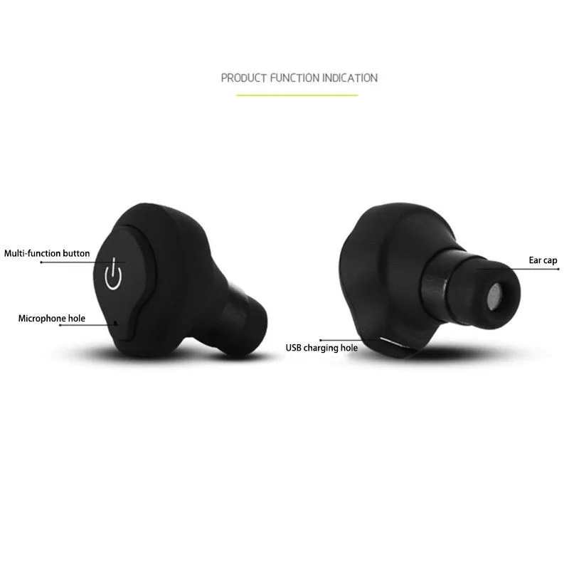 Mini Wireless Bluetooth Earphones V4 2 TWS Stereo Sport Headset Portable Waterproof In Ear Wireless Bluetooth Headphones Earbud