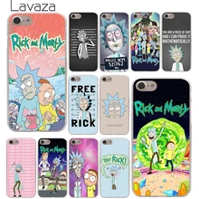 Lavaza Rick and Morty Season Hard Phone Cover Case for Apple iPhone 10 X 8 7 6 6s Plus 5 5S SE 5C 4 4S Coque Shell