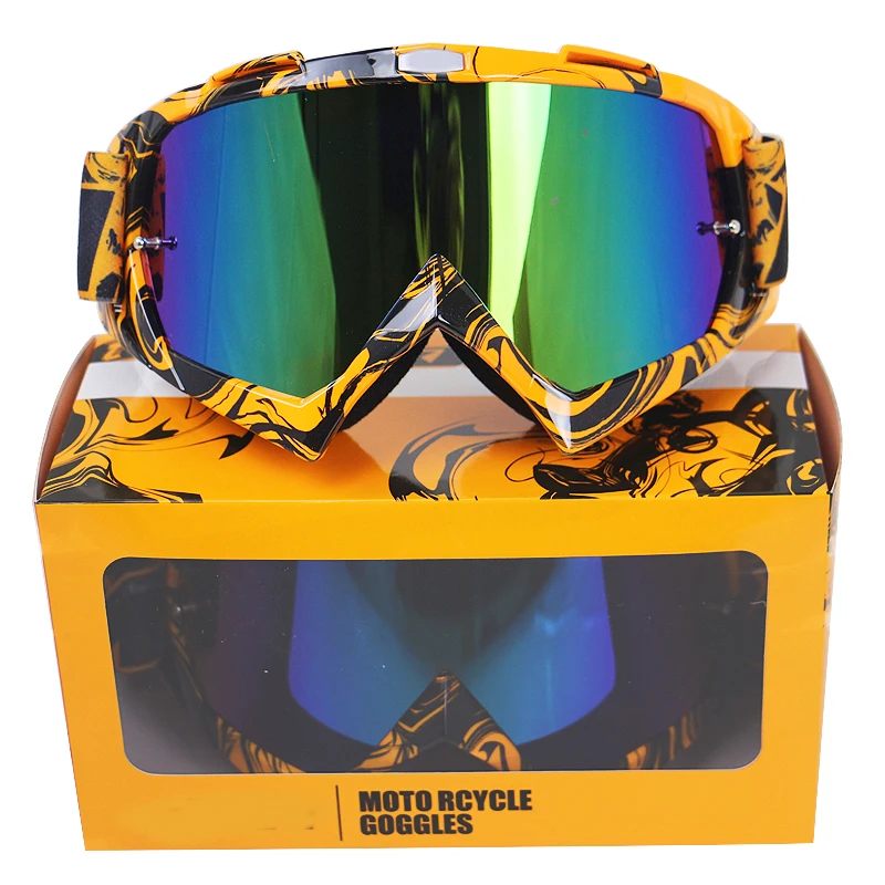 Najtaniej Motocross gogle ATV DH MTB Dirt okulary rowerowe óculos Antiparras Gafas motocross okulary wykorzystanie do motocykla kask gogle