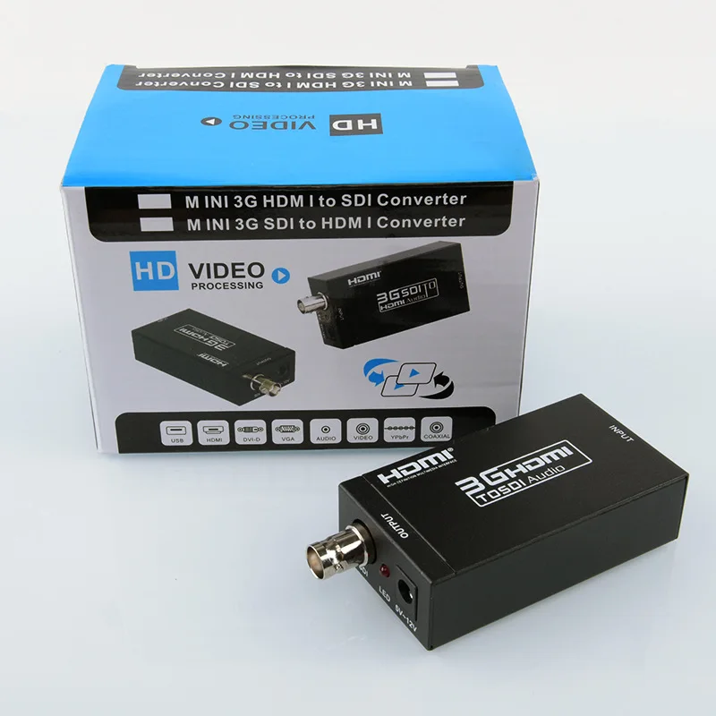 Baolyda HDMI к SDI видео конвертер BNC SDI/HD SDI/3G адаптер Поддержка 1080 P для камеры домашнего
