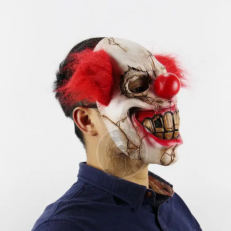 Smiley il clown lattice Maschera Spaventoso Halloween Horror