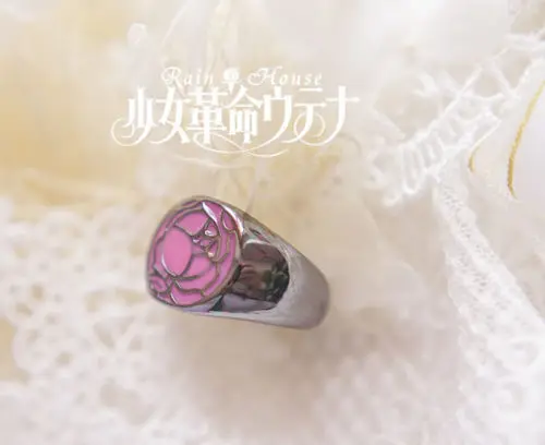 Революционное кольцо для девочек Utena Tenjo GEM, аксессуары для костюмированной вечеринки, повседневная опора