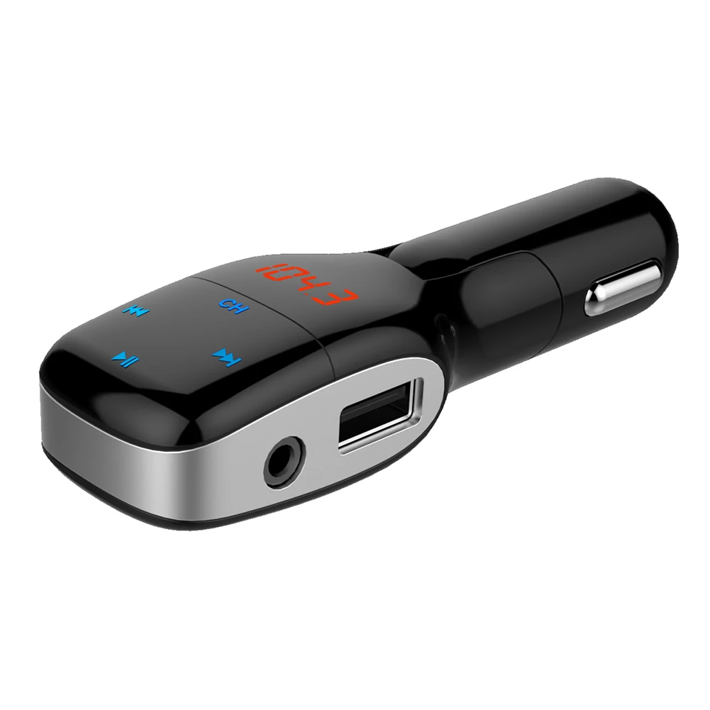 Цифровой беспроводной 3,5 мм Aux Bluetooth двойной USB адаптер fm-передатчик радио mp3-плеер Беспроводное зарядное устройство TD326