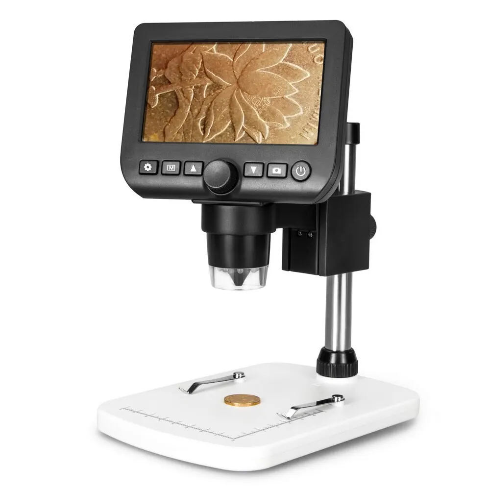 

Digital Microscope 800X 3.0MP Video Photo Microscope with Stand 8 LED Adjustable Light For Electronics Industrial Inspection