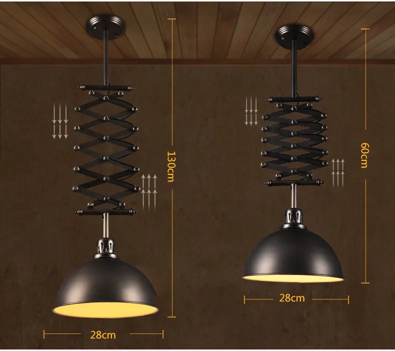 Bar Light Vintage Ceiling Lamps Kitchen loft Pendant Lights16