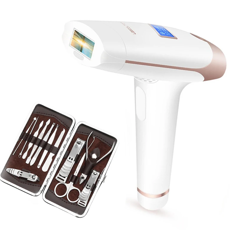 

Laser Pro Electric Hair Removal Machine Laser Epilator women Electric Depilator Permanent Bikini Trimmer 150,000 Flashes