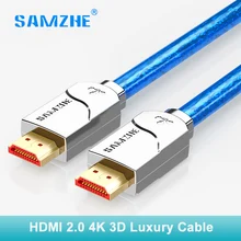 SAMZHE 4k HDMI cable cabo hdmi to hdmi 2.0 2160p 3D 1M 1.5M 2M 3M 5M 8m 10m 12m 15m for PS4 xbox Projector HD TV box Laptop