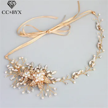 

CC Headband Hairbands Crwons CZ Diamont Luxury Engagement Wedding Hair Accessories For Bride Jewelry Flower Shine Stone hx110