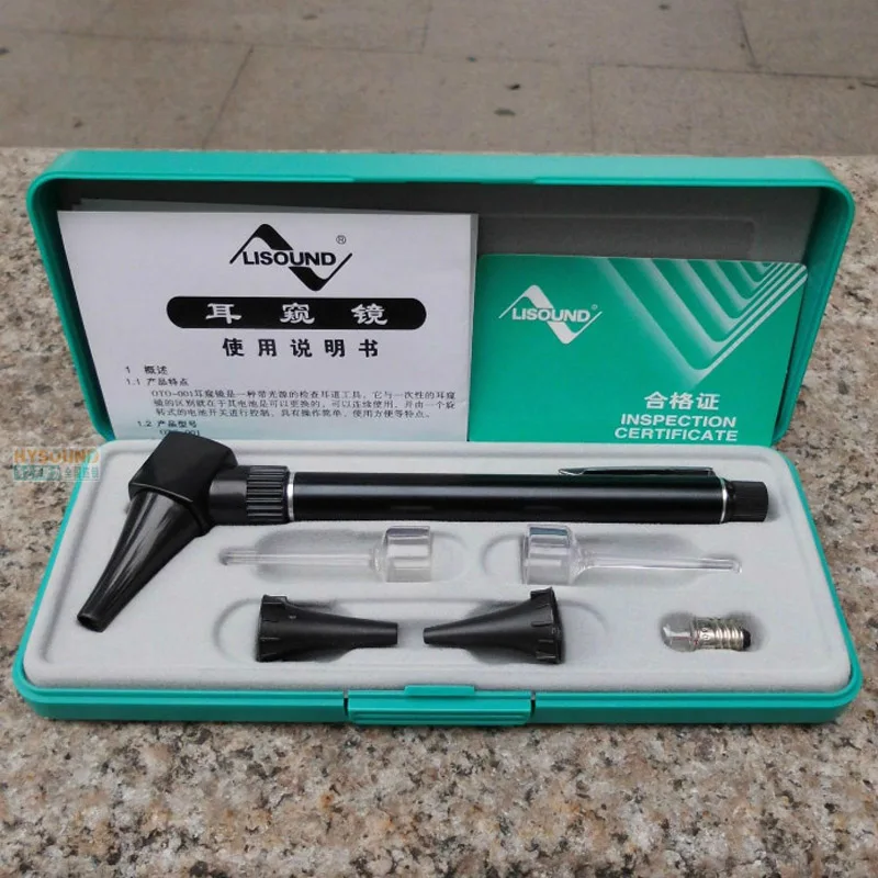 Medical ear speculum / Otoscope / amplifying otoscope / with probe pen